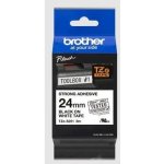 Brother TZE-S251, černý tisk bílý podklad, 8m, 24mm – Hledejceny.cz