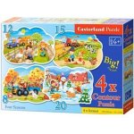 Castorland Roční období 4v1 8,12,15,20 dílků – Hledejceny.cz