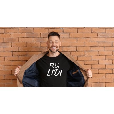 Pánské tričko Fuj lidi bílá – Zboží Mobilmania