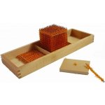 Montessori Úvodní podnos k perlovému materiálu – Zboží Dáma