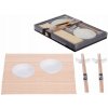 Tác, podnos Excellent Sushi set porcelán bambus sada 7ks černá KO-278000190cern