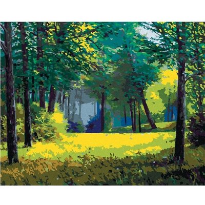 zuty Vzdušný les 80 x 100 cm vypnuté plátno na rám – Zboží Dáma