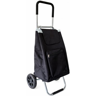 Nákupní taška na kolečkách CARGO černá – HobbyKompas.cz