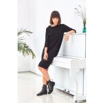 BeWear šaty b083 black – Zboží Dáma