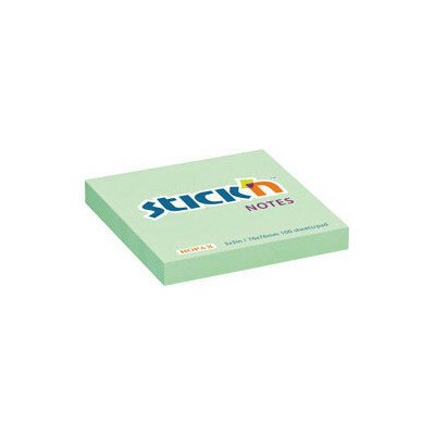 Stick´n Samolepicí bločky Stick´n by Hopax - 76 x 76 mm / 100 lístků / pastelová zelená – Hledejceny.cz