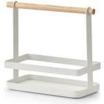 Zeller Kovová polička na koření s bambusovým držákem, 24 x 10 x 20 cm – Zboží Dáma