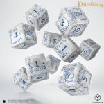 Q Workshop Sada 10 D6 kostek - The Lord of the Rings: Rivendell Dice Set - Stone – Zboží Živě