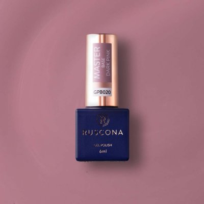 Ruscona UV gel na nehty MASTER BASE DARK PINK 6 ml – Zboží Dáma
