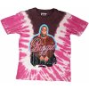 Pánské tričko s potiskem Notorious B.I.G. tričko Neon Glow Dip Dye Wash Pink pánské