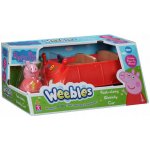 TM Toys PEPPA Pig WEEBLES Roly Poly s autem – Zbozi.Blesk.cz