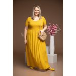 Italy fashion Dlouhé šaty ROSA Tmavě zelená – Zboží Dáma