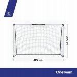 OneTeam One bílá OT-SG3020 300 x 200 x 90 cm – Zboží Dáma