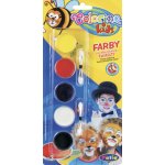 Colorino barvy na obličej suché štěteček 5 barev – Sleviste.cz