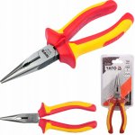 Yato Kleště prodloužené rovné 160mm VDE (1000V) YT-21154 – Zboží Dáma