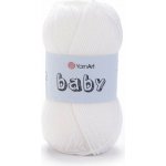 Yarn Art příze Baby 501 bílá – Zboží Dáma
