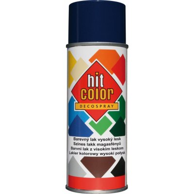 hitcolor Barva ve spreji lesklá 400 ml královská modrá