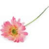 Květina Prima-obchod Umělá gerbera, barva 3 růžová světlá