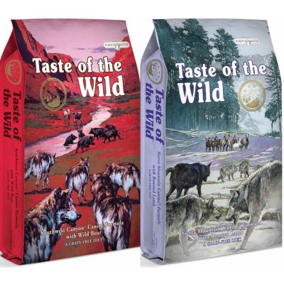 Taste of the Wild Southwest Canyon & Wetland Formula 2 x 12,2 kg – Hledejceny.cz