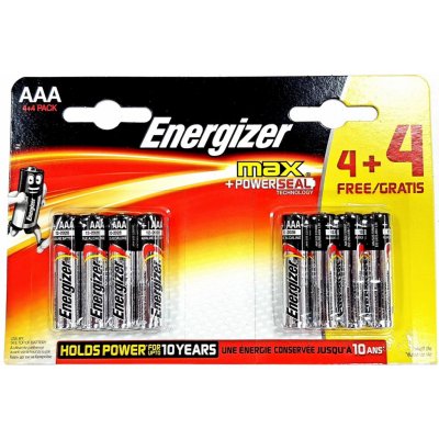 Energizer Max AAA 8 ks 961014 – Hledejceny.cz