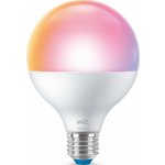 WiZ LED žárovka E27 G95 Globe 11W 1055lm 2200-6500K RGB IP20, stmívatelná – Zboží Mobilmania