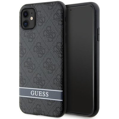 Pouzdro Guess Apple iPhone 11/XR šedé 4G Stripe – Hledejceny.cz
