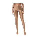 Bdsm-Boundage-Shop Sexy olejově lesklé punčocháče s otvorem 18510 Tělová – Zboží Dáma