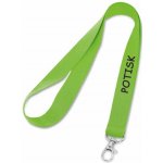 ON-DESIGN Šňůrka na krk LARIAT s potiskem Barva: trávově zelená, POTISK - reklamní předměty: 20 ks, Počet potisků: 2 ks – Zboží Dáma
