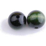 Dřevěné korálky 20mm - 2ks Barva: tm. zelená – Hledejceny.cz