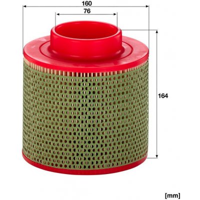 MANN-FILTER Vzduchový filtr MANN C17100 (MF C17100) – Hledejceny.cz