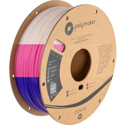 Polymaker Polylite PLA měnící barvu s teplotou purpurová/růžová/transparentní 1,75mm 1kg – Zboží Živě