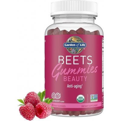 Garden of Life Beauty vitamíny s příchutí řepy a maliny 60 gumídků – Hledejceny.cz