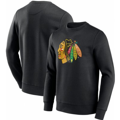 Fanatics Chicago Blackhawks Primary Logo Graphic Crew Sweatshirt VALUE – Zboží Dáma