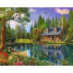 Gaira Malování podle čísel Srub u řeky – Zbozi.Blesk.cz