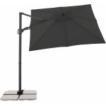 DERBY DX 210 x 210 cm zahradní slunečník s boční nohou antracit – Sleviste.cz