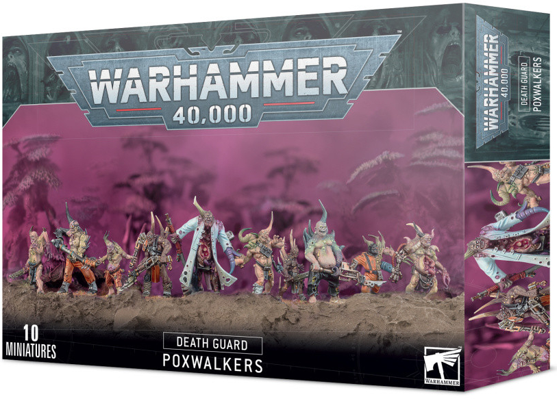 GW Warhammer W40k:: Death Guard: Poxwalkers 10 figurek