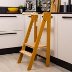 Family scl Skládací dětská učící věž Safari Přírodní – Sleviste.cz