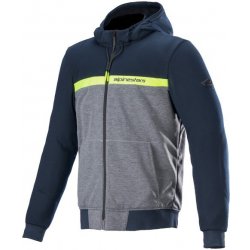 Alpinestarrs Chrome STREET HOODIE modro-šedo-žlutá