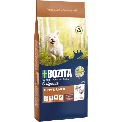 Bozita Original Puppy & Junior bez pšenice 12 kg – Zbozi.Blesk.cz