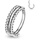 Šperky4U Segment kruh helix cartilage tragus piercing NS0045ST-1208 – Zboží Dáma