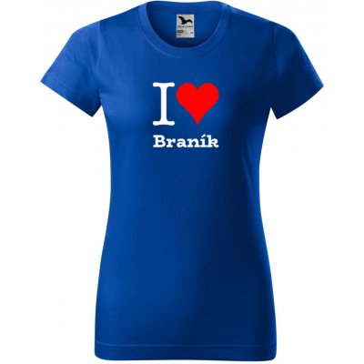 Modré dámské tričko I love Braník triko Braník – Zbozi.Blesk.cz