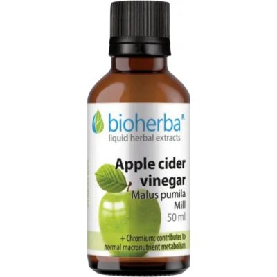 Bioherba Jablečný ocet tinktura kapky 50 ml – Hledejceny.cz