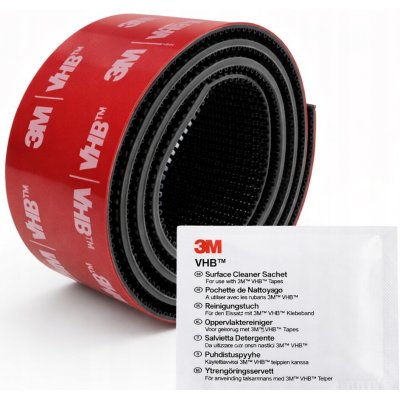 Černý průmyslový suchý zip 3M Dual Lock SJ3870 25mm x 1m – Hledejceny.cz