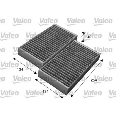 Filtr, vzduch v interiéru VALEO 715544 VA 715544 – Hledejceny.cz