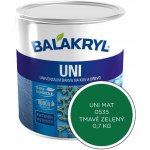 Balakryl Uni mat 0,7 kg tmavě zelený – Sleviste.cz