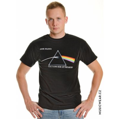 Pink Floyd Dsotm Courier T Shirt Black – Zboží Mobilmania