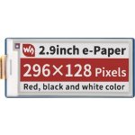 Waveshare E-Paper E-Ink displej 2,9' 296x128px - SPI - 3 barvy - pro Raspberry Pi Pico - 19607} – Zboží Živě
