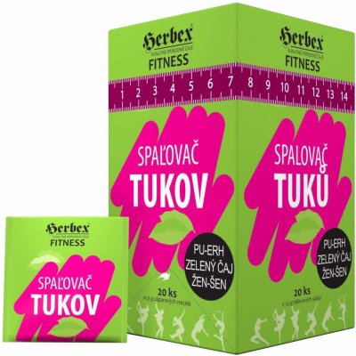 HERBEX Spalovač tuků čaj 20 x 1,5 g – Hledejceny.cz