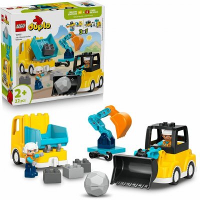 LEGO® DUPLO 10475 Vozidla na stavbě – Hledejceny.cz