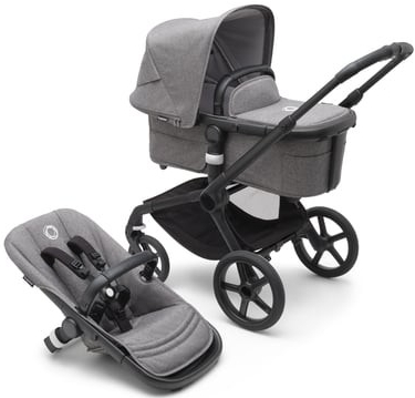 bugaboo Fox 5 komplet Black /Grey Melange 2023