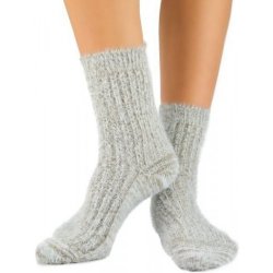 Noviti SB 038 W 01 dámské ponožky hnědý melanž